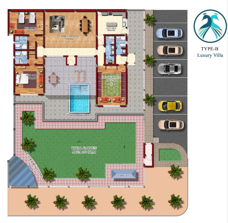 Asahalah Farm Pool Villas Seeb Exterior foto